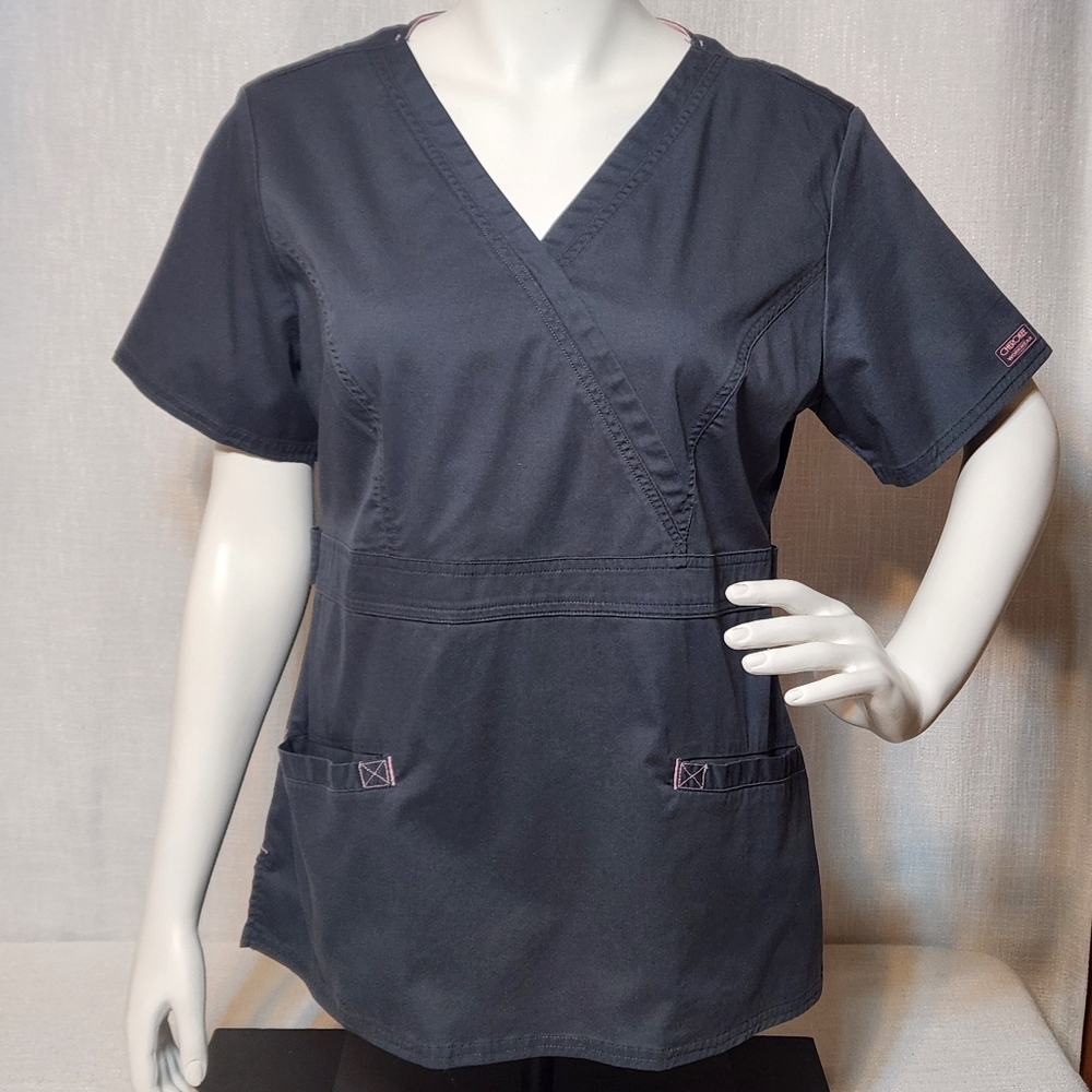 Cherokee Women's Black Scrub Top